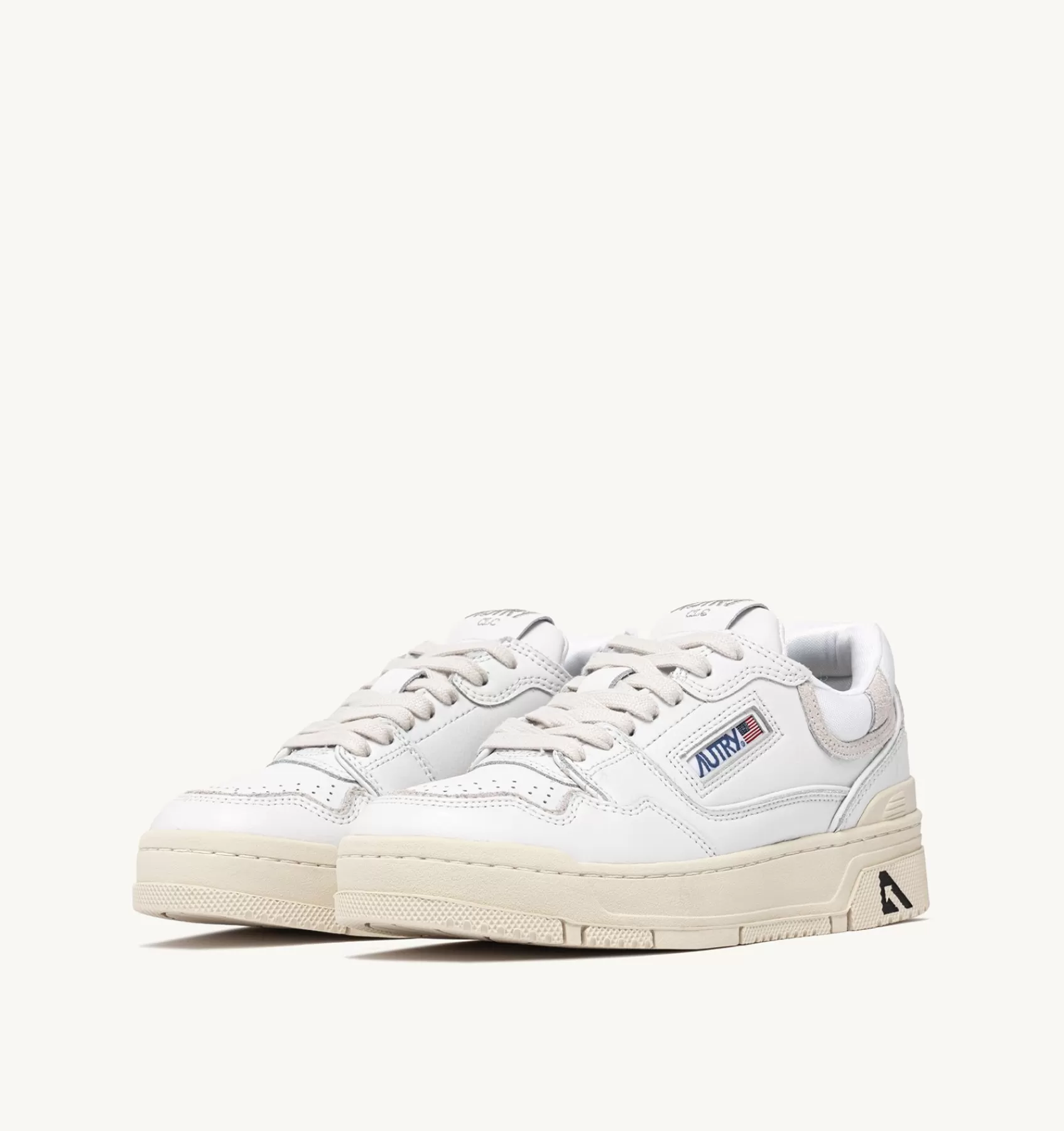 Frauen AUTRY Sneakers Clc Aus Leder In Weiss