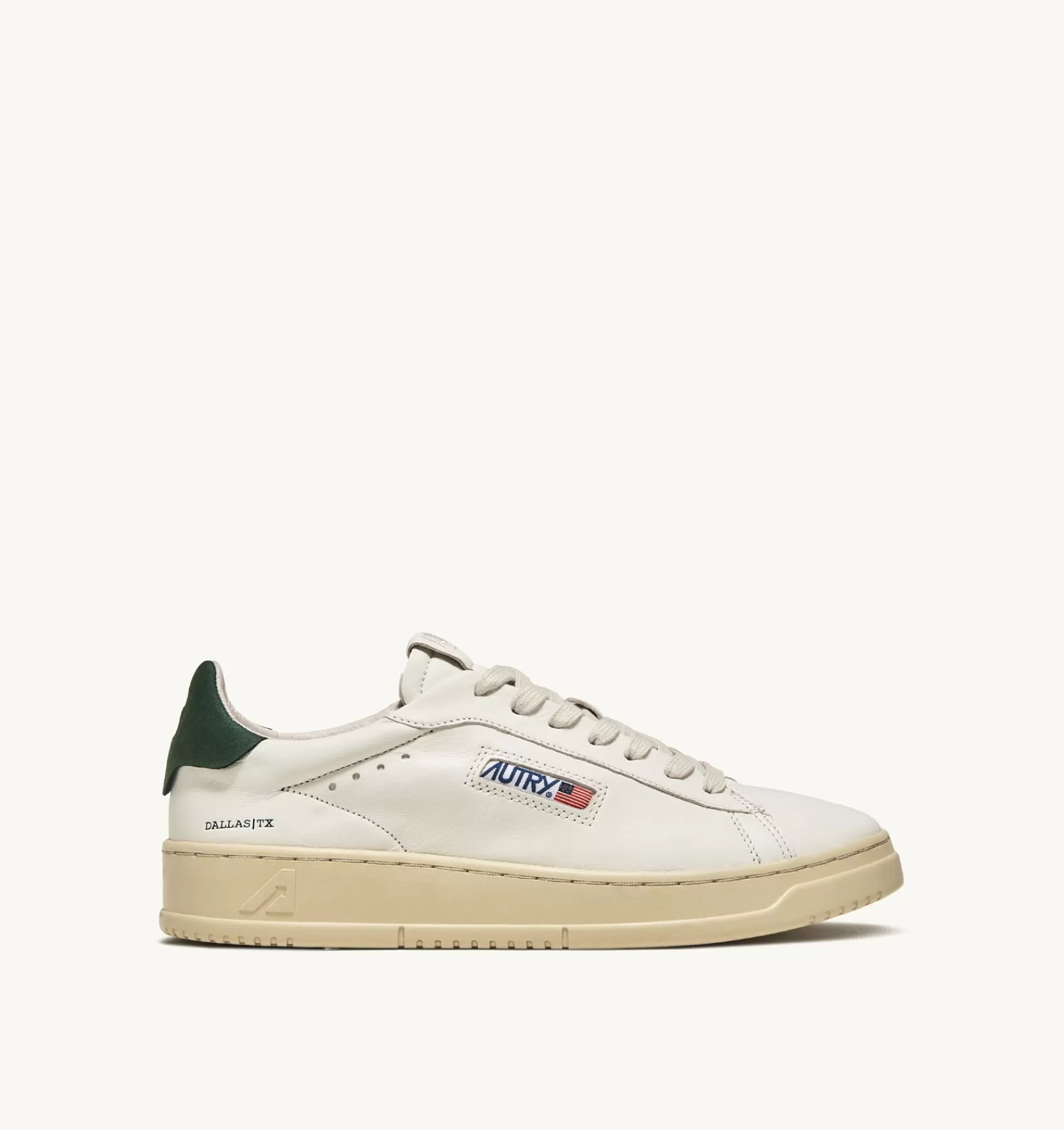 Männer AUTRY Sneakers Dallas Low Aus Ziegen- Und Nubukleder In Tarnfarbe