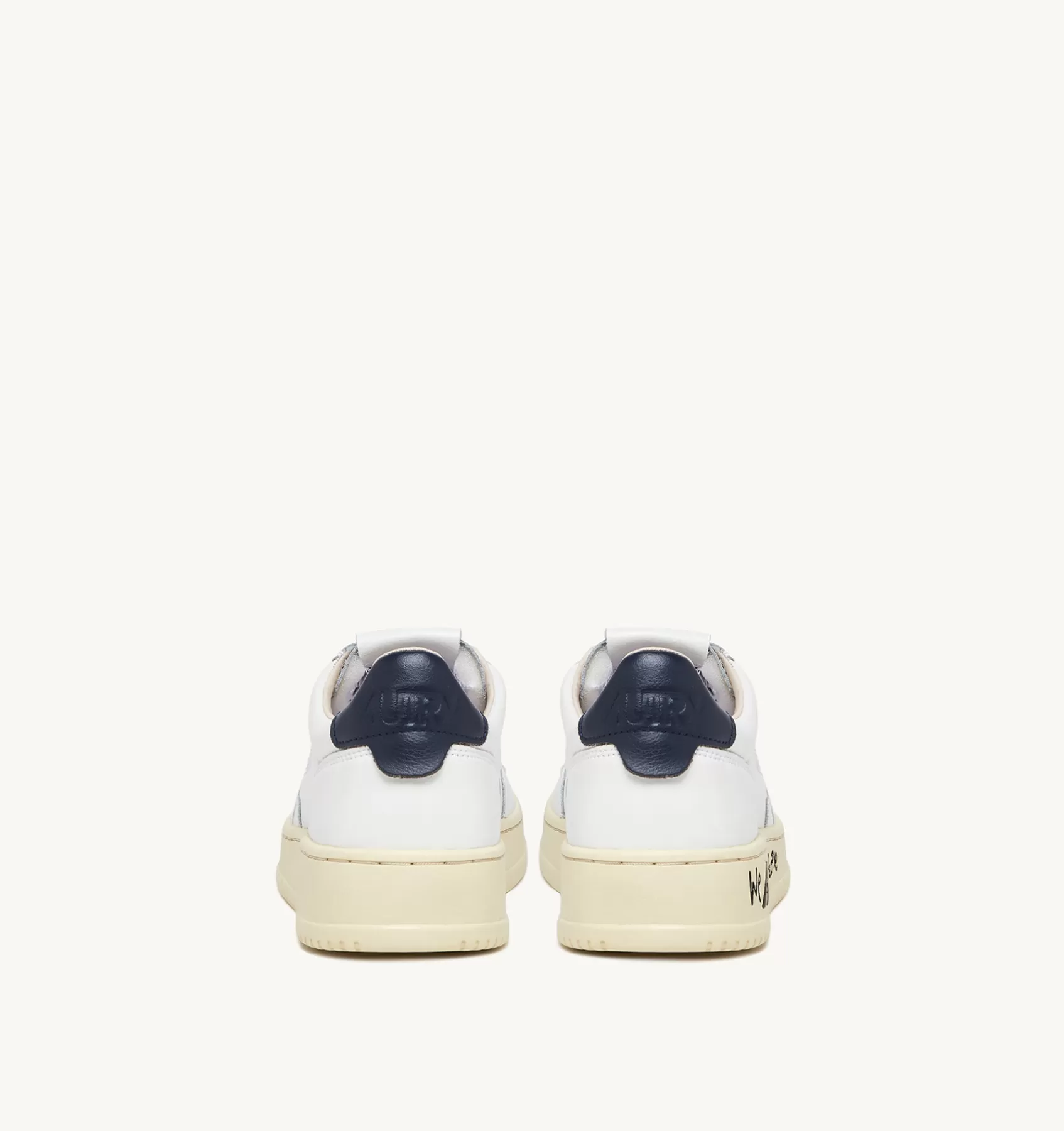 Männer AUTRY Sneakers Medalist Low Aus Leder In Weiss Und Blau