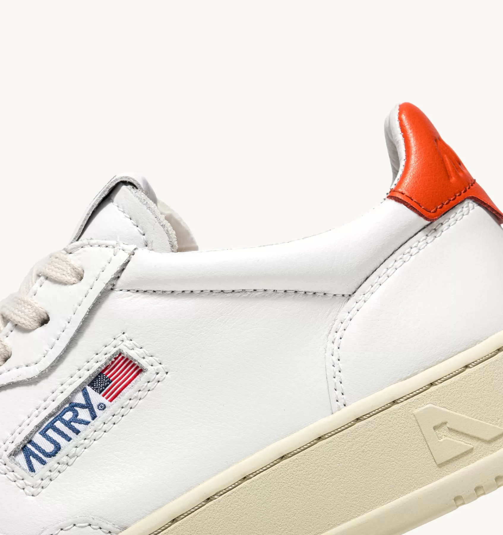 Männer AUTRY Sneakers Medalist Low Aus Leder In Weiss Und Grun