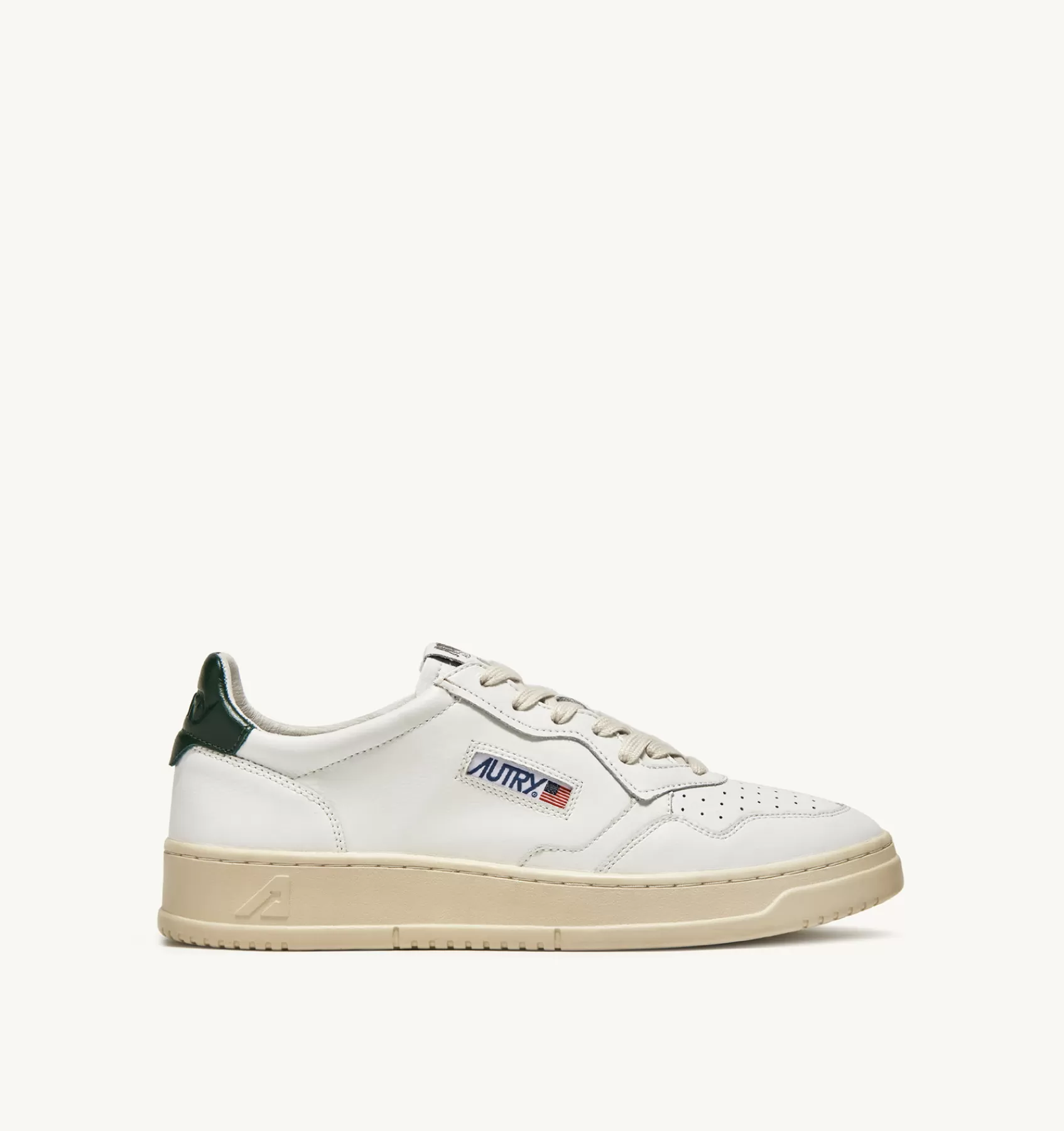 Männer AUTRY Sneakers Medalist Low Aus Leder In Weiss Und Mountain