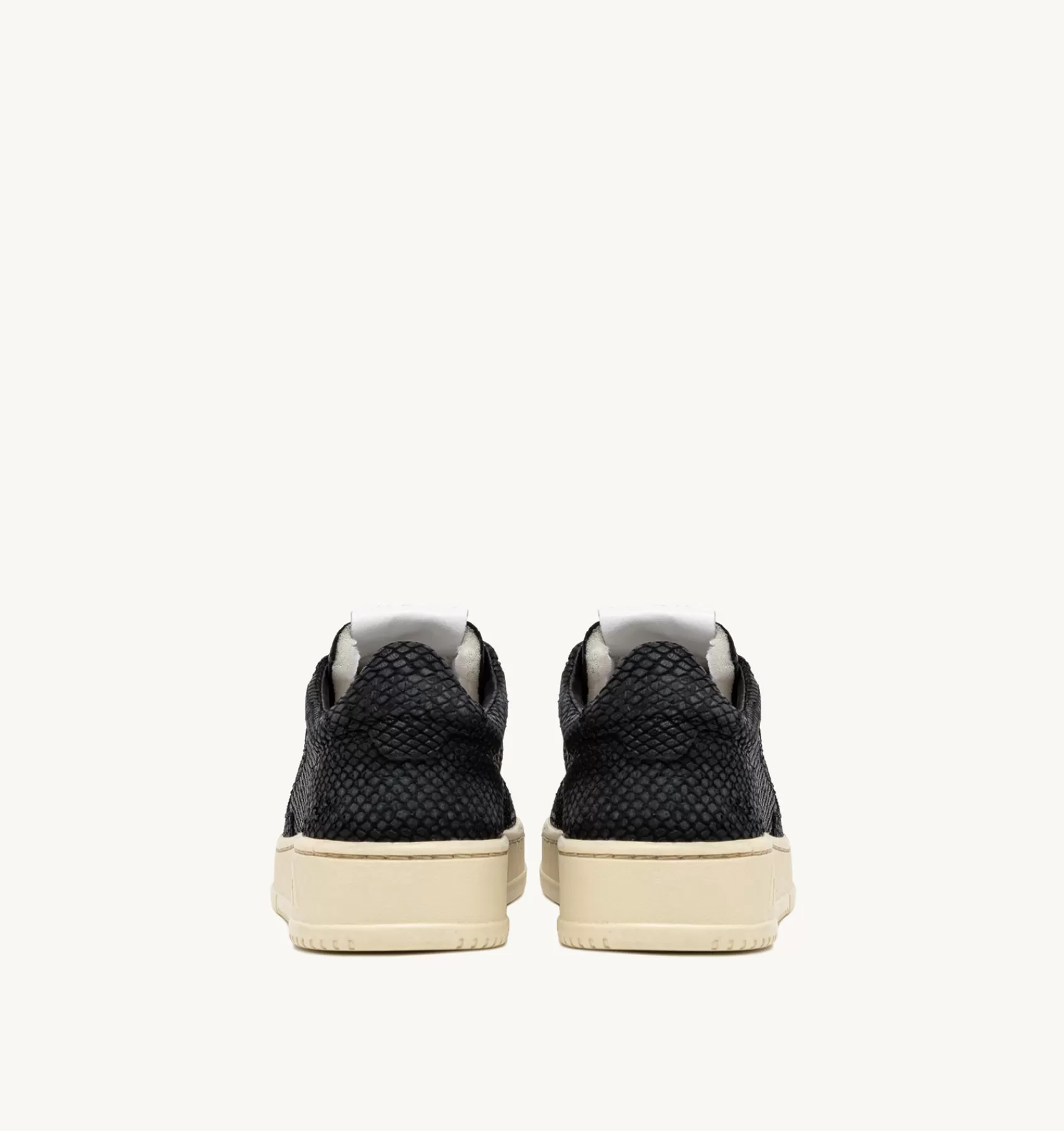 Frauen AUTRY Sneakers Medalist Low Aus Leder Mit Schlangenoptik In Silber