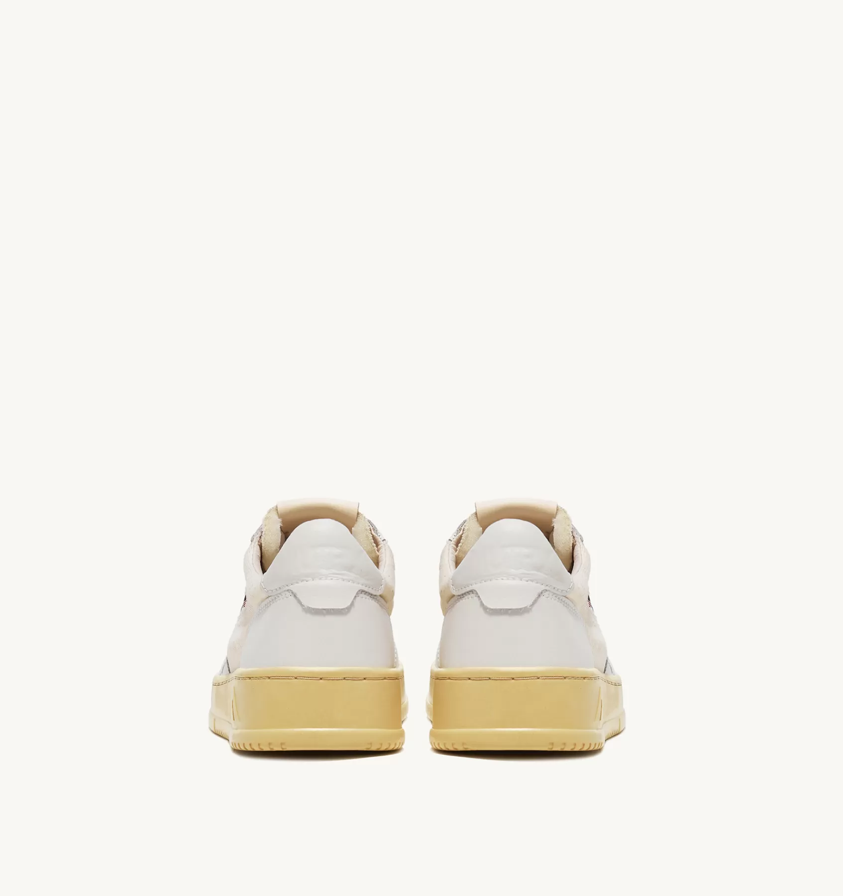 Frauen AUTRY Sneakers Medalist Low Aus Leder Und Canvas In Weiss
