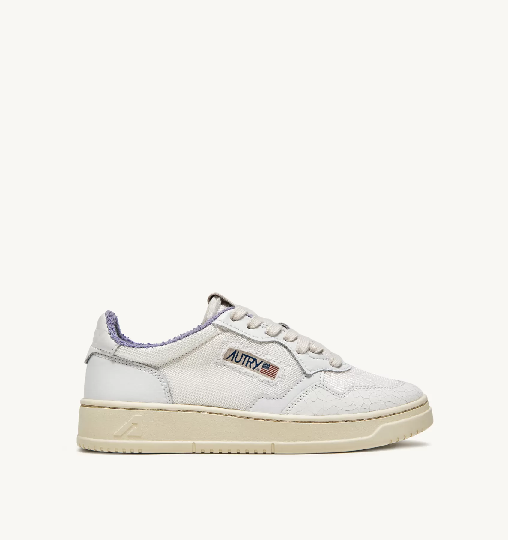 Frauen AUTRY Sneakers Medalist Low Aus Sponge In Lavendel Und Dragon-Effekt