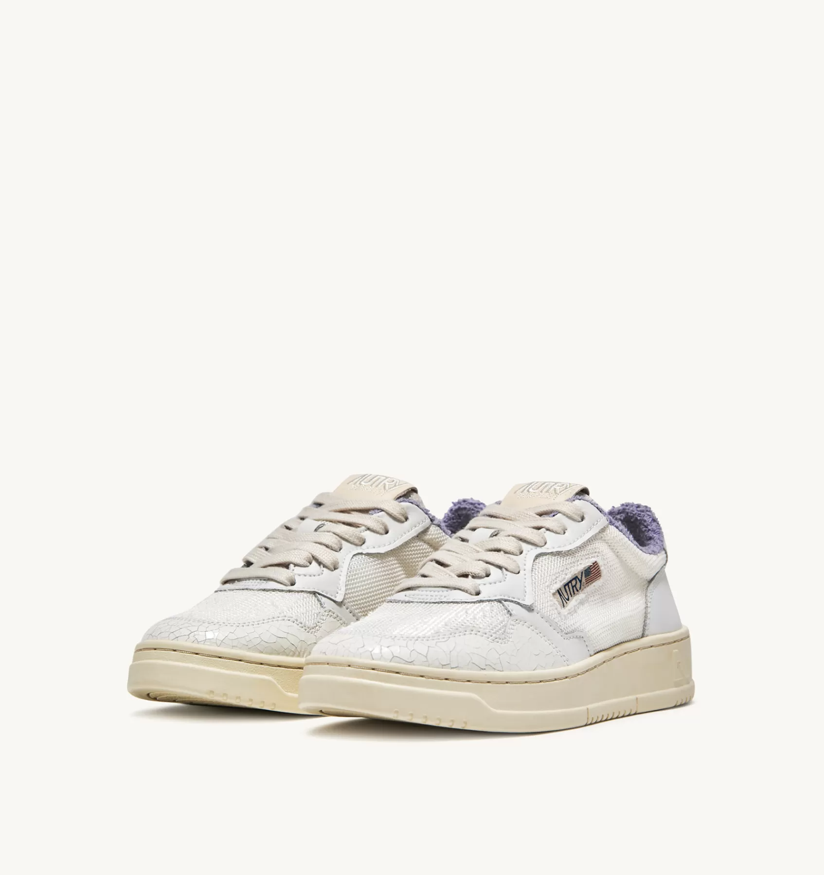 Frauen AUTRY Sneakers Medalist Low Aus Sponge In Lavendel Und Dragon-Effekt