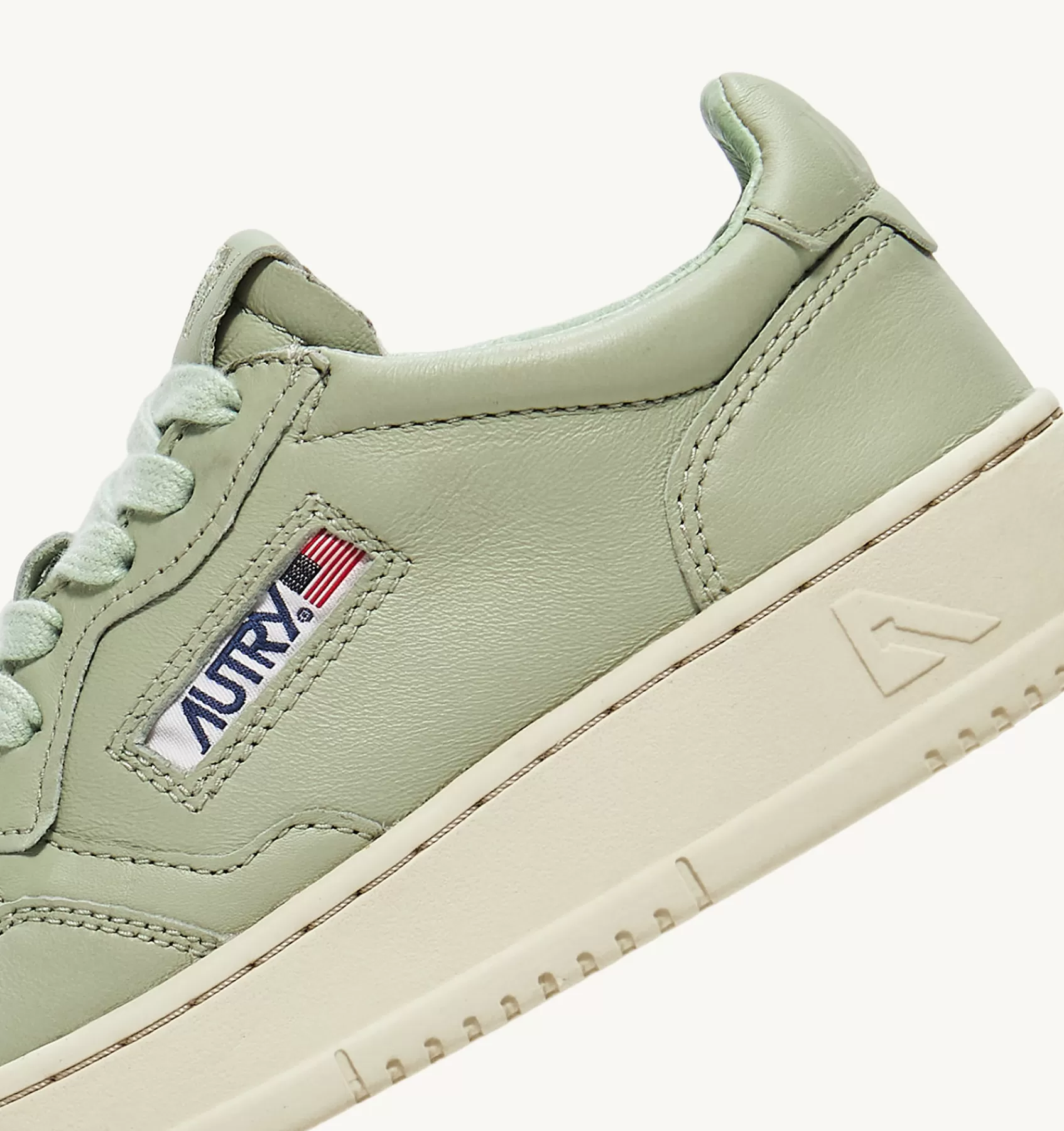 Männer AUTRY Sneakers Medalist Low Aus Weichem Ziegenleder In Cel Green