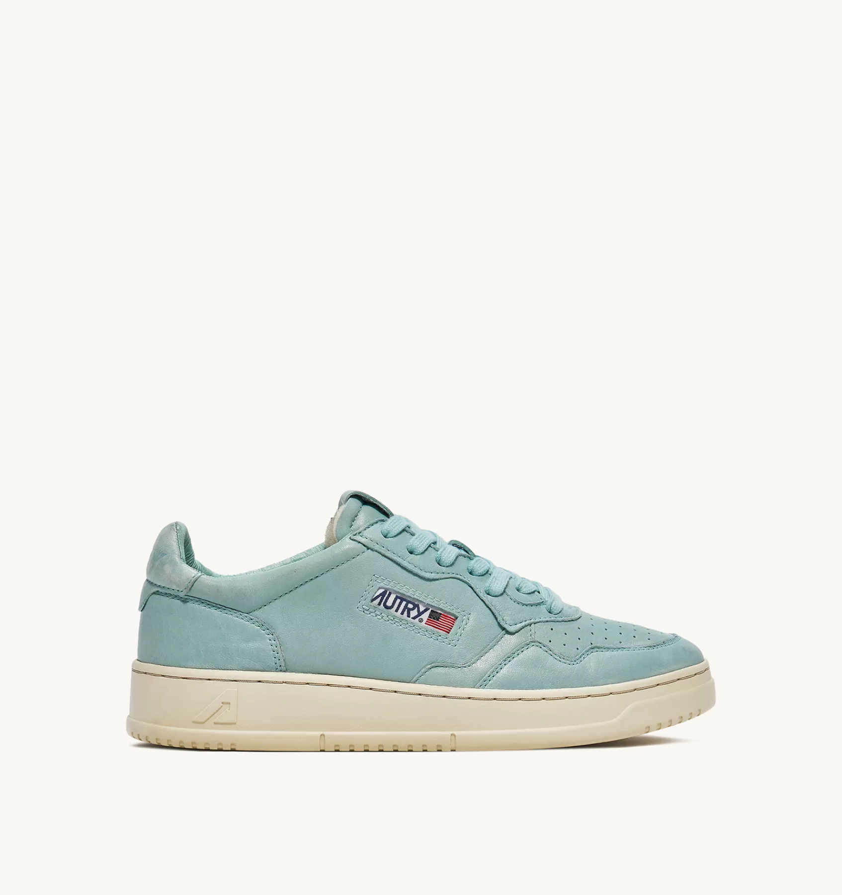 Frauen AUTRY Sneakers Medalist Low Aus Weichem Ziegenleder In Shell