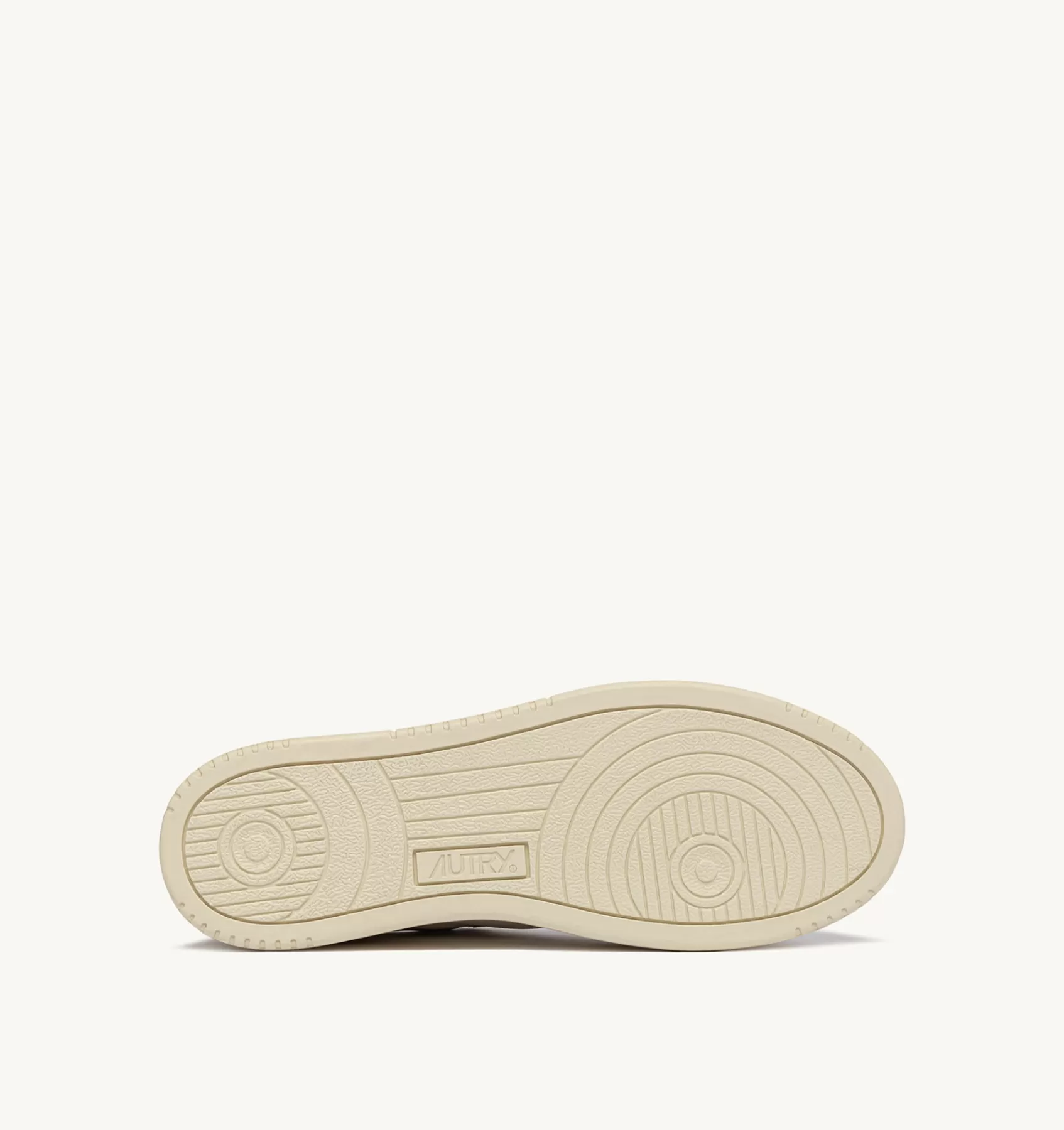 Männer AUTRY Sneakers Medalist Low Aus Weissem Leder Und Beigem Wildleder