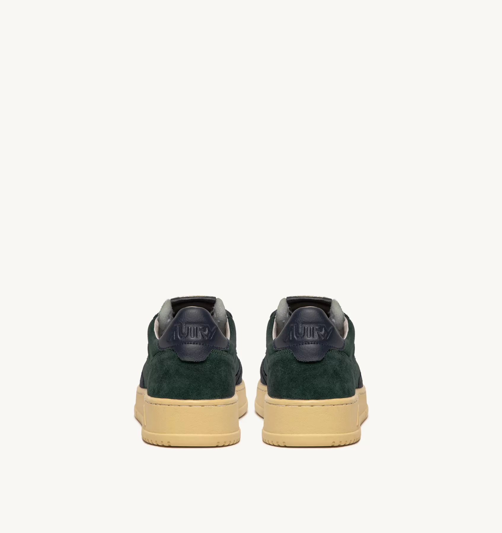 Männer AUTRY Sneakers Medalist Low Aus Wildleder In Grun Und Blau