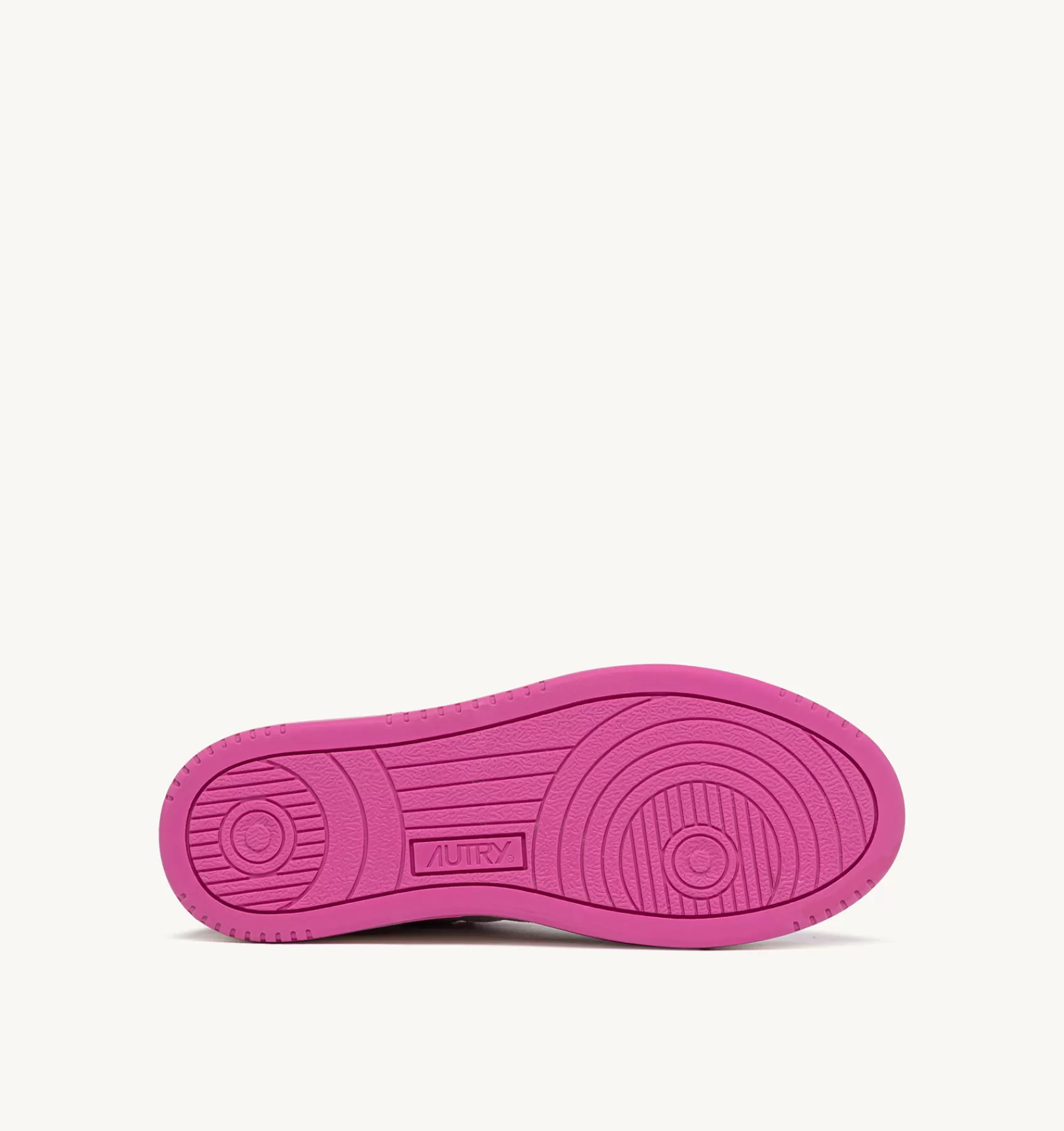 Frauen AUTRY Sneakers Medalist Low Aus Wildleder In Weiss Und Wildleder "Hair"-Effektin Pink
