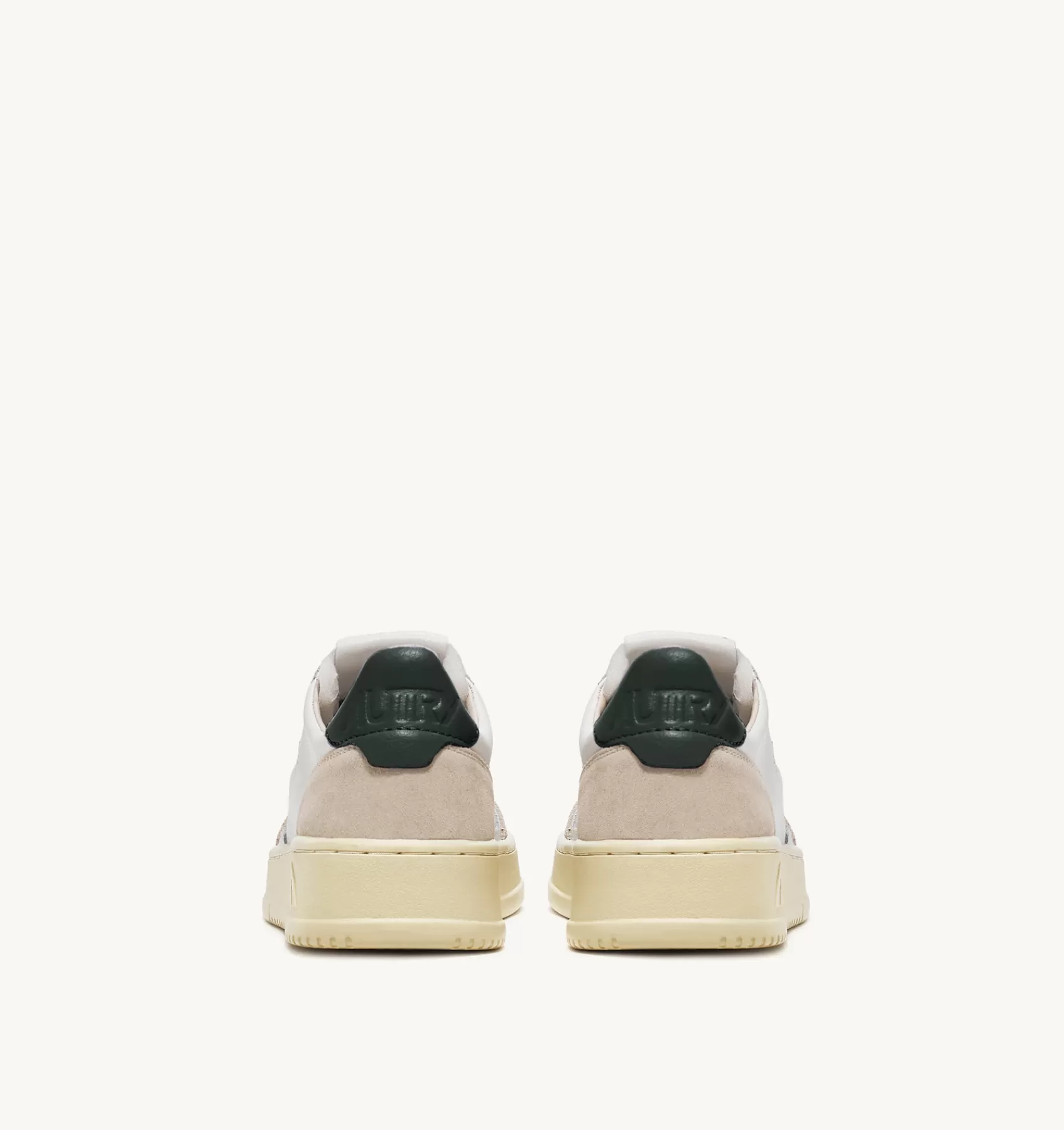 Männer AUTRY Sneakers Medalist Low Aus Wildleder Und Leder In Weiss Und Mount