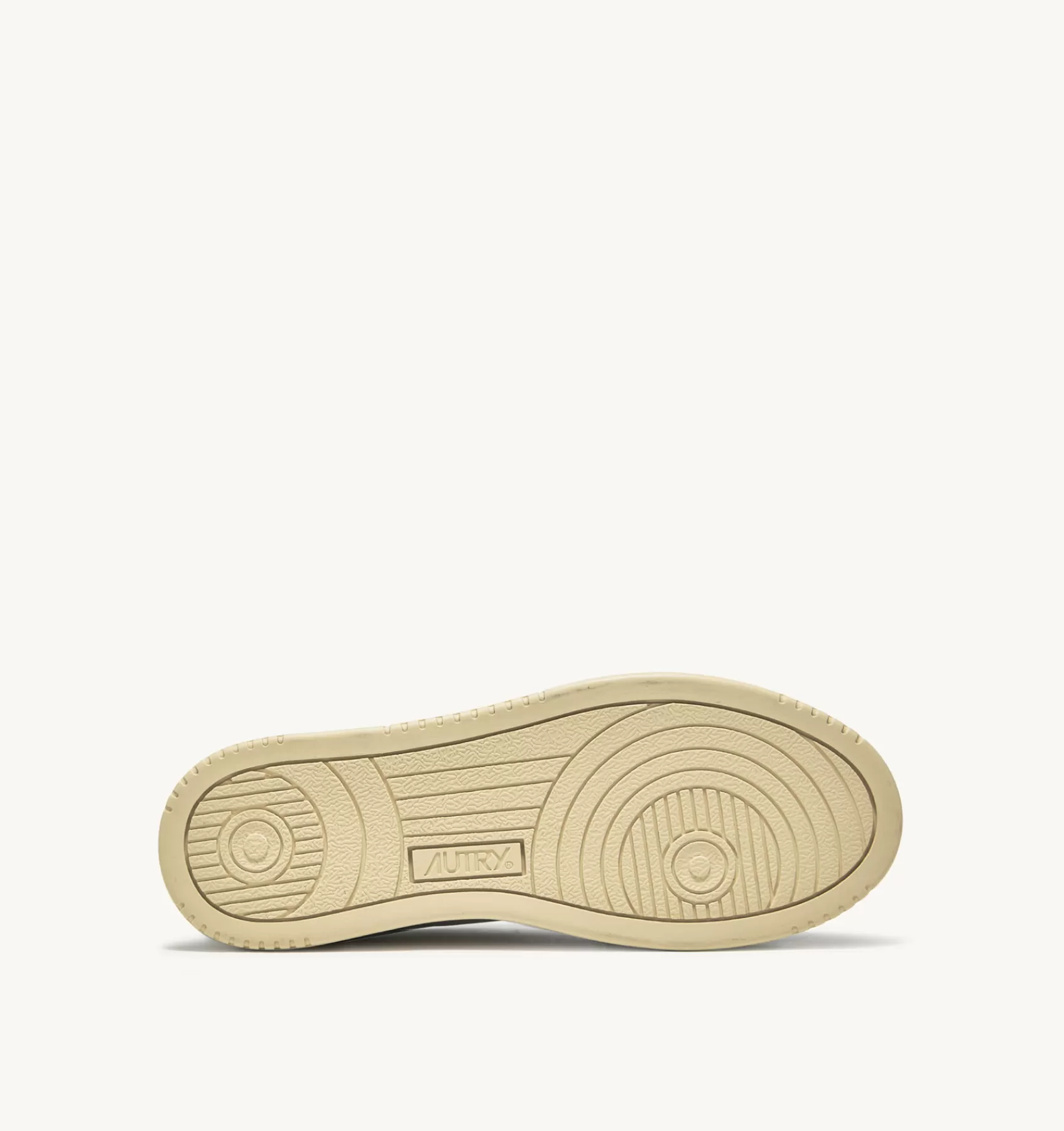 Frauen AUTRY Sneakers Medalist Low Aus Wildleder Und Leder In Weiss Und Sandfarbe