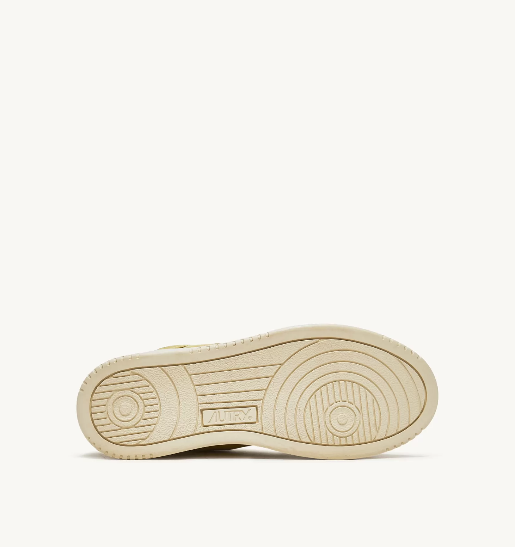 Frauen AUTRY Sneakers Medalist Mid Aus Weichem Ziegenleder In Yellow Iris