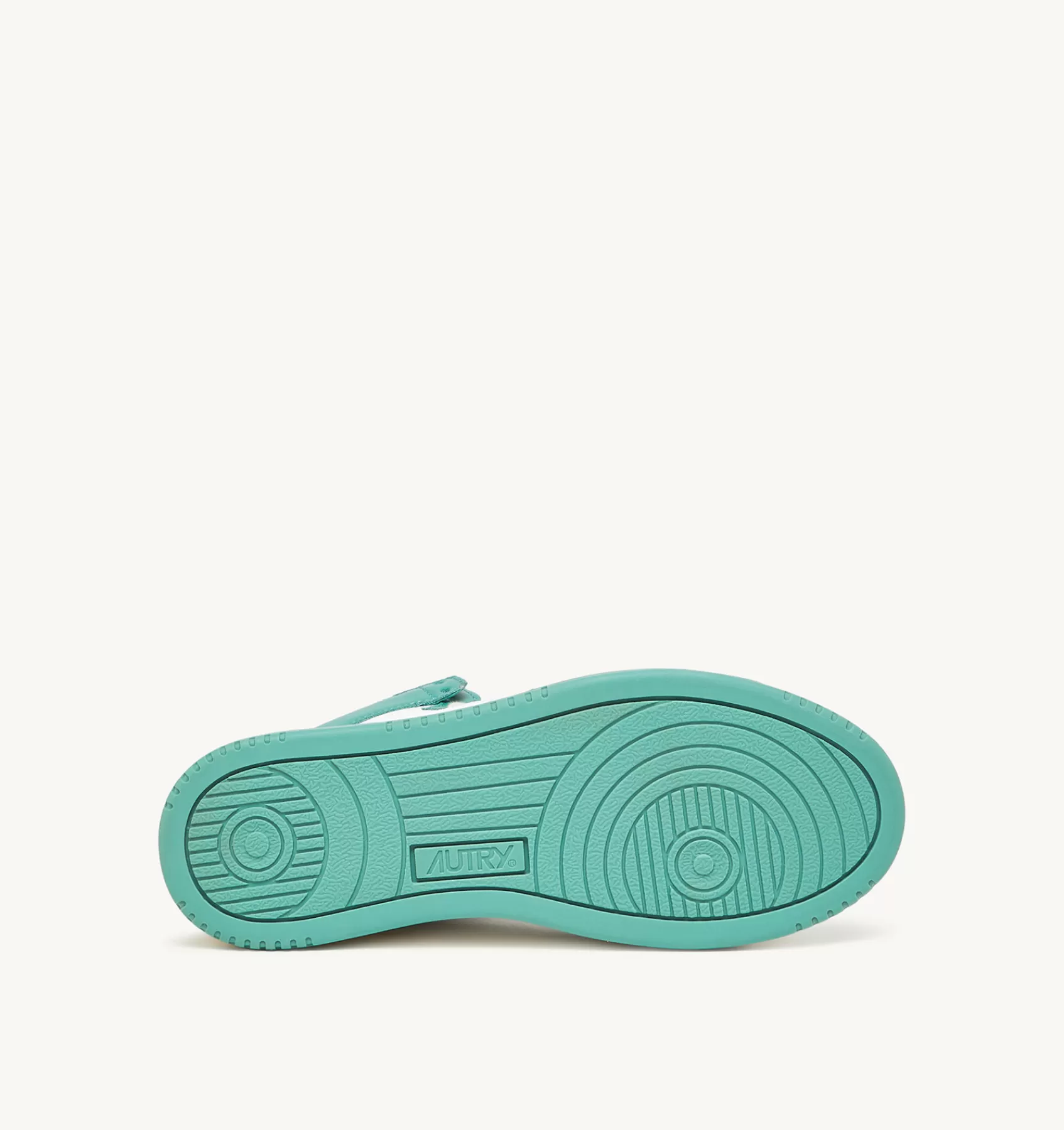 Frauen AUTRY Sneakers Medalist Mid Aus Weissem Leder Mit Grun