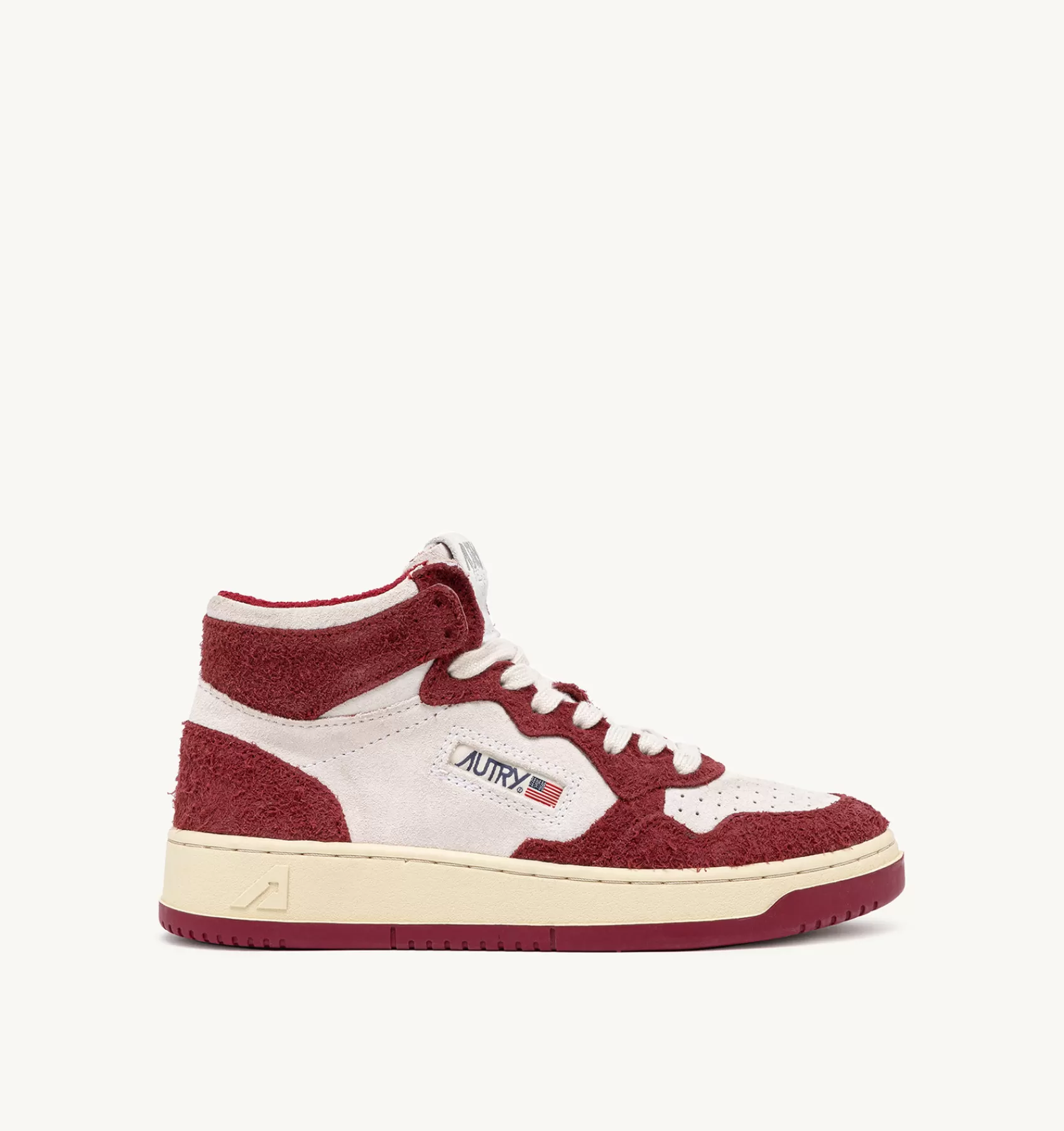 Frauen AUTRY Sneakers Medalist Mid Aus Wildleder In Weiss Und Wildleder