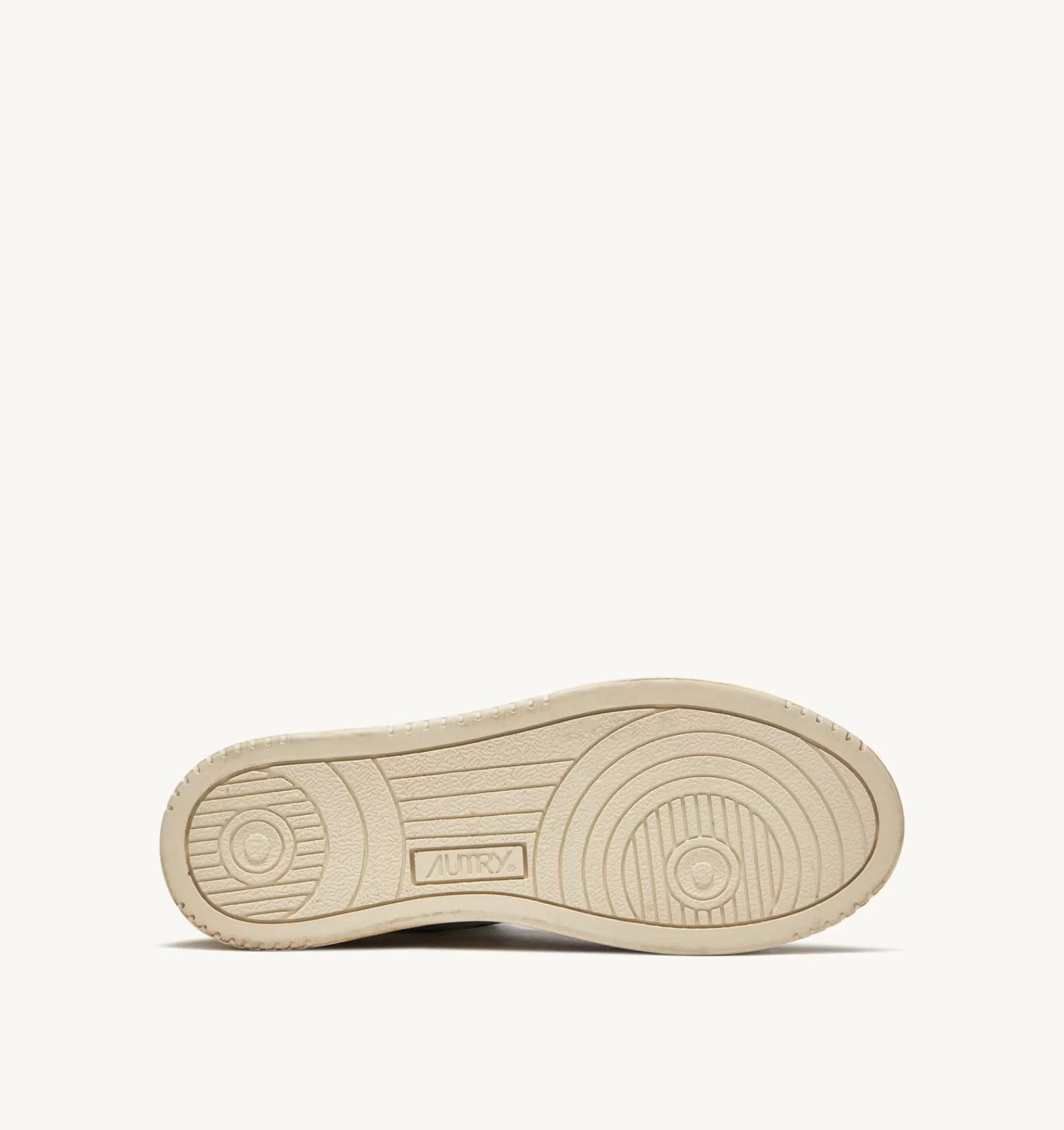 Männer AUTRY Sneakers Medalist Mid Super Vintage Aus Leder In Weiss Braun Und Honey