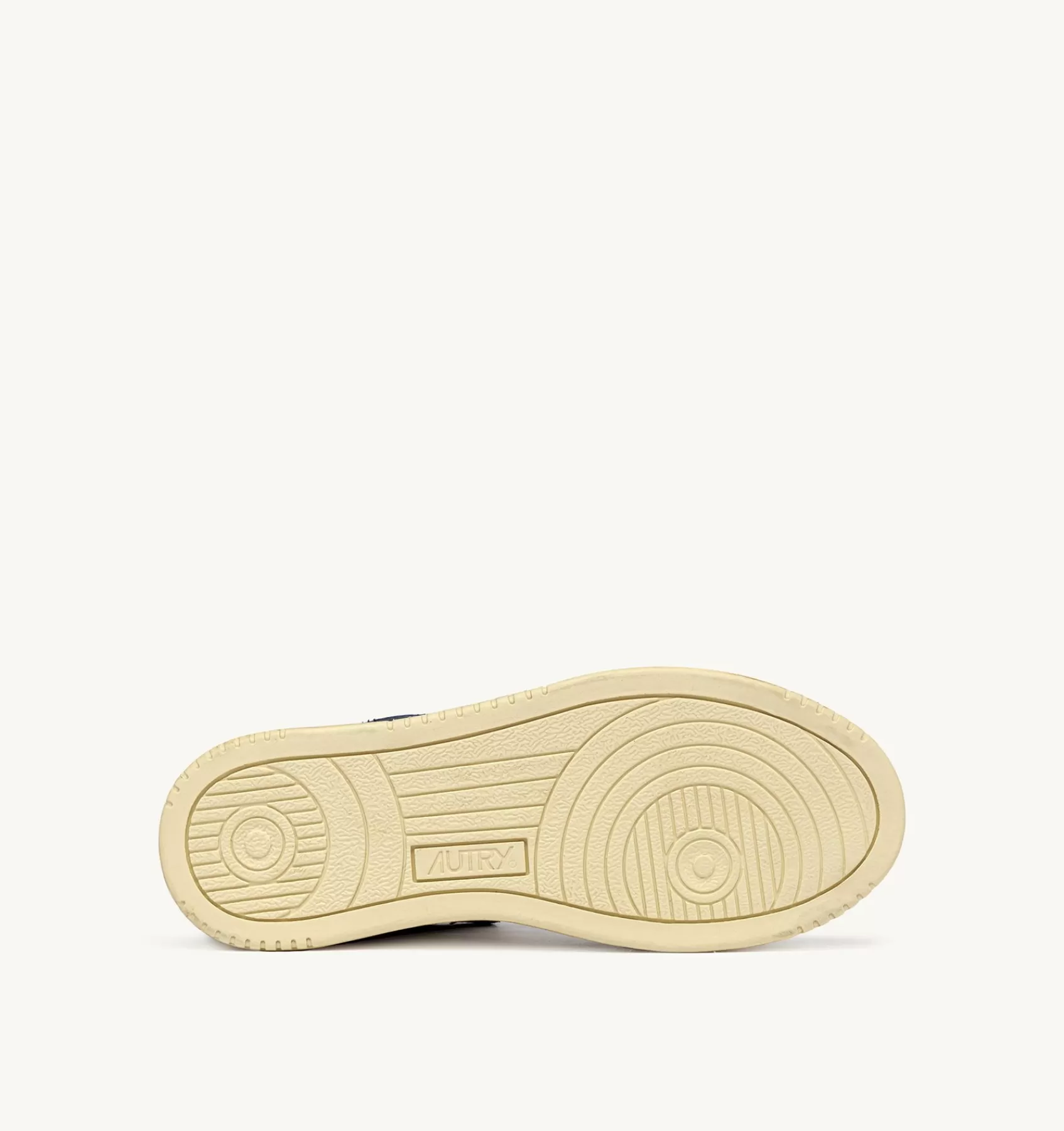 Frauen AUTRY Sneakers Medalist Mid Super Vintage Aus Leder In Weiss, Kaffee-Farbe Und Hellblau