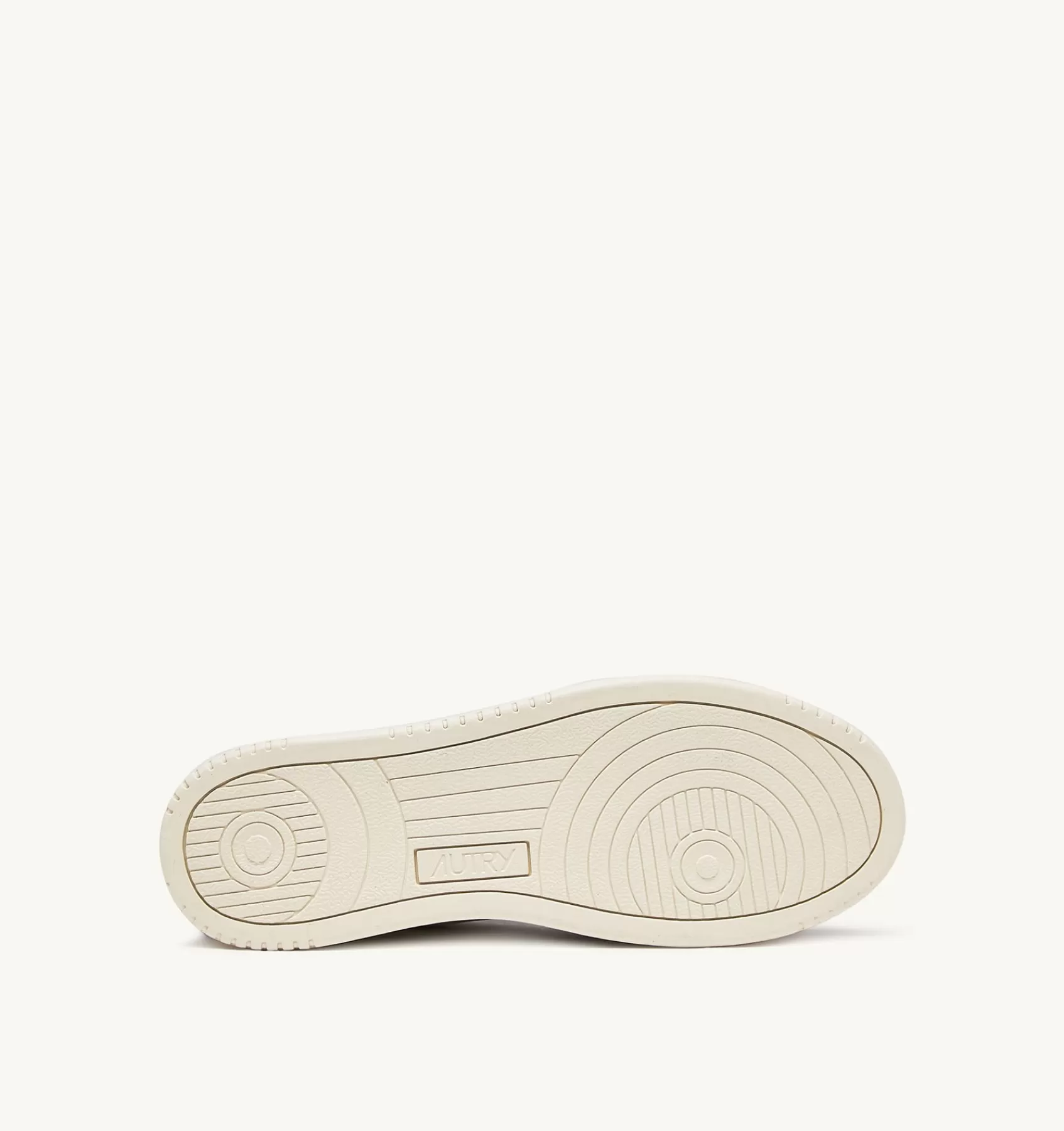 Männer AUTRY Sneakers Open Low Aus Leder In Weiss Und Academy Blue