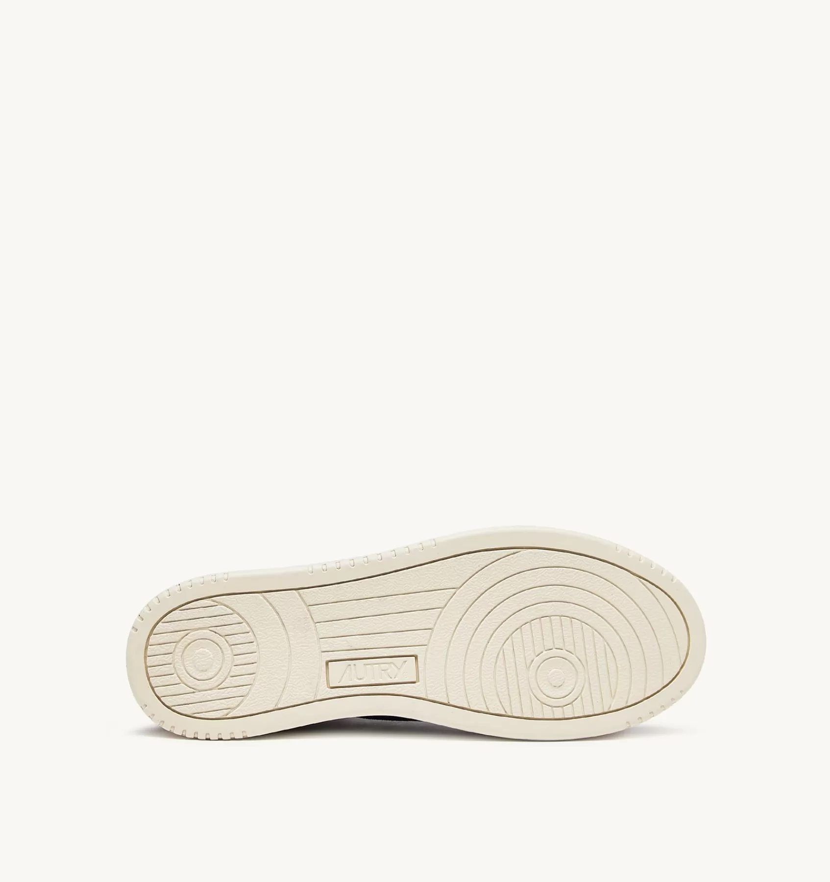 Männer AUTRY Sneakers Open Mid Aus Leder In Weiss Und Academy Blue