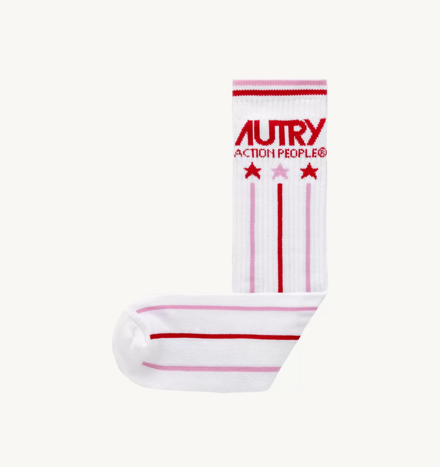 Frauen AUTRY Socken Tennis-Logo Weiss