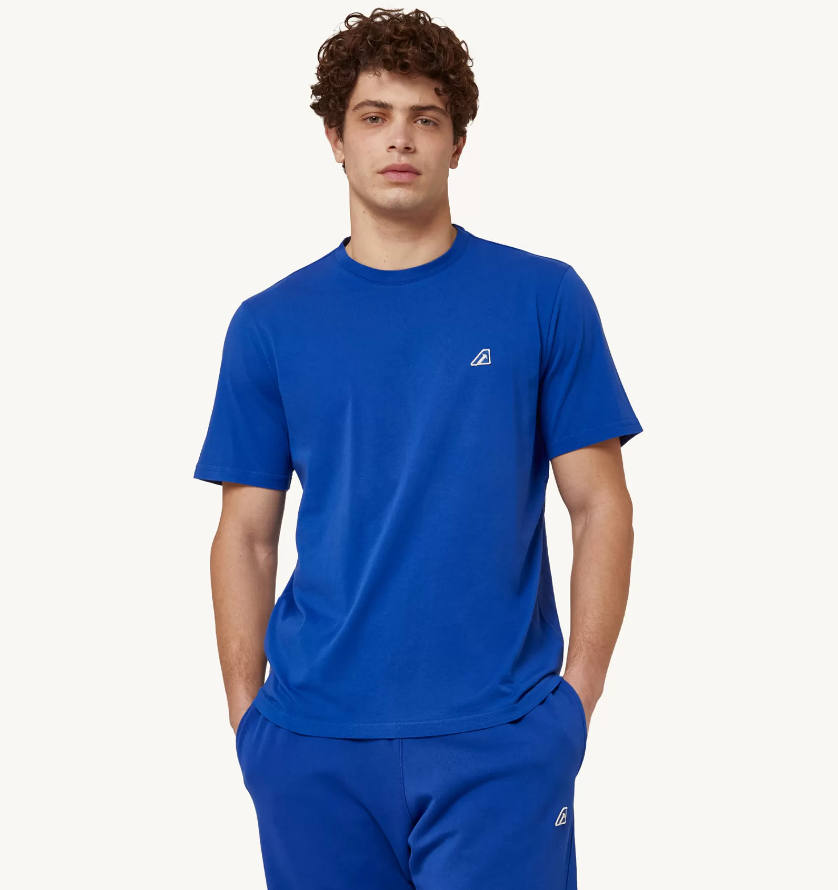 Männer AUTRY T-Shirt Mit Rundhalsausschnitt Tennis Blau