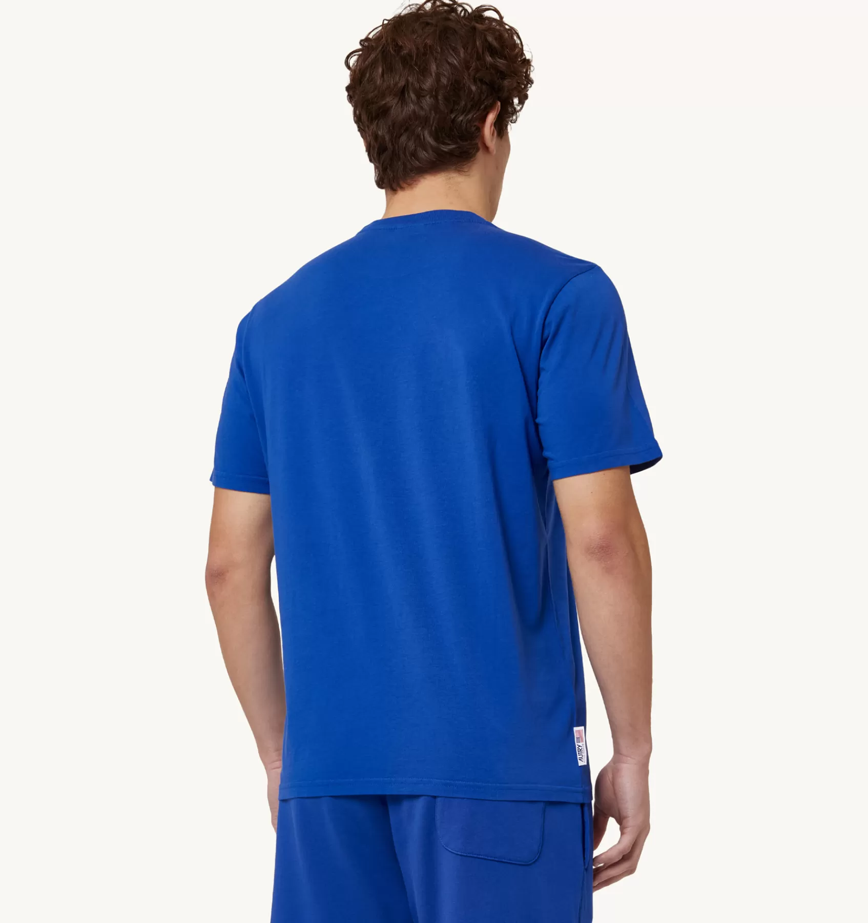 Männer AUTRY T-Shirt Mit Rundhalsausschnitt Tennis Blau