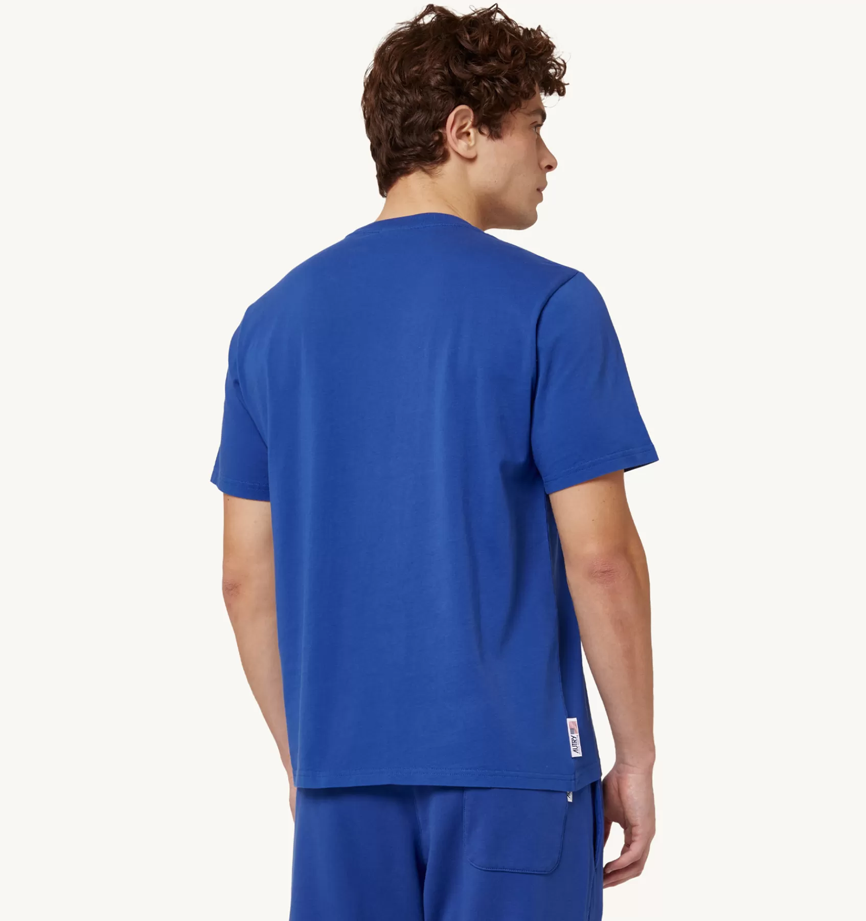 Männer AUTRY T-Shirt Mit Rundhalsausschnitt Tennis Blau